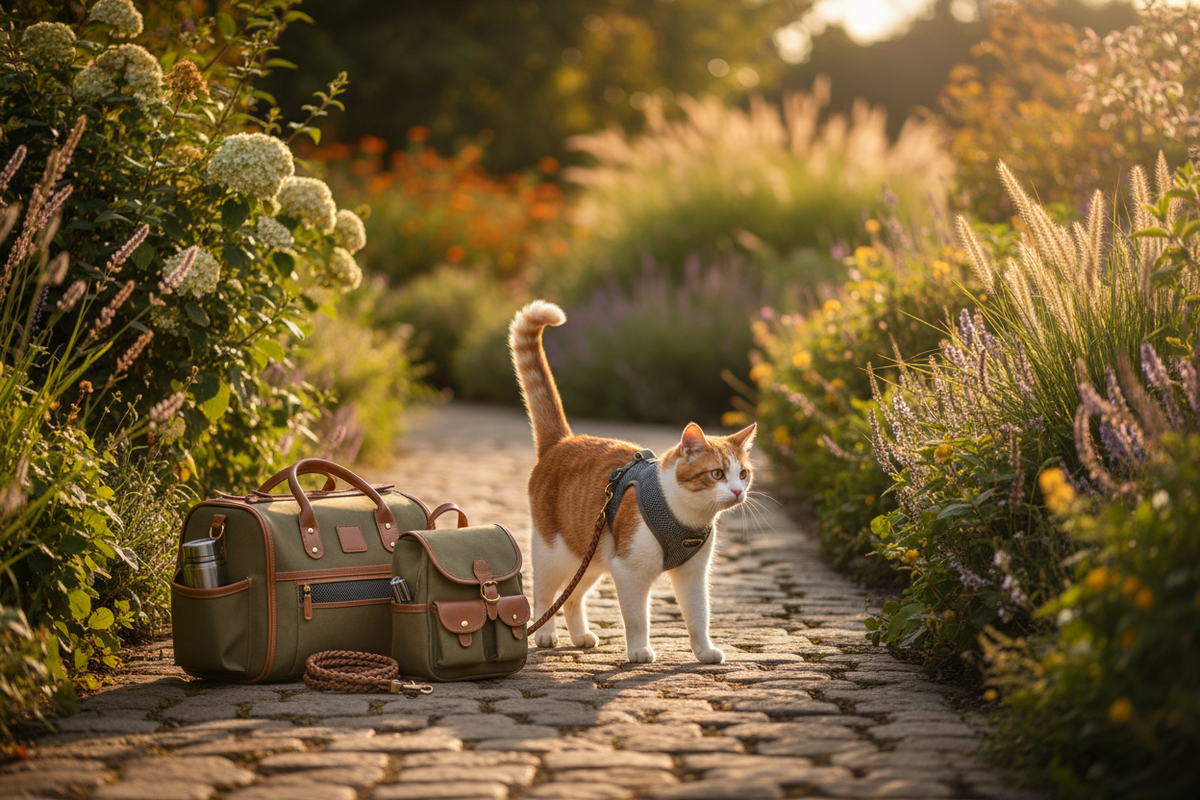 Cat Walking & Outdoor