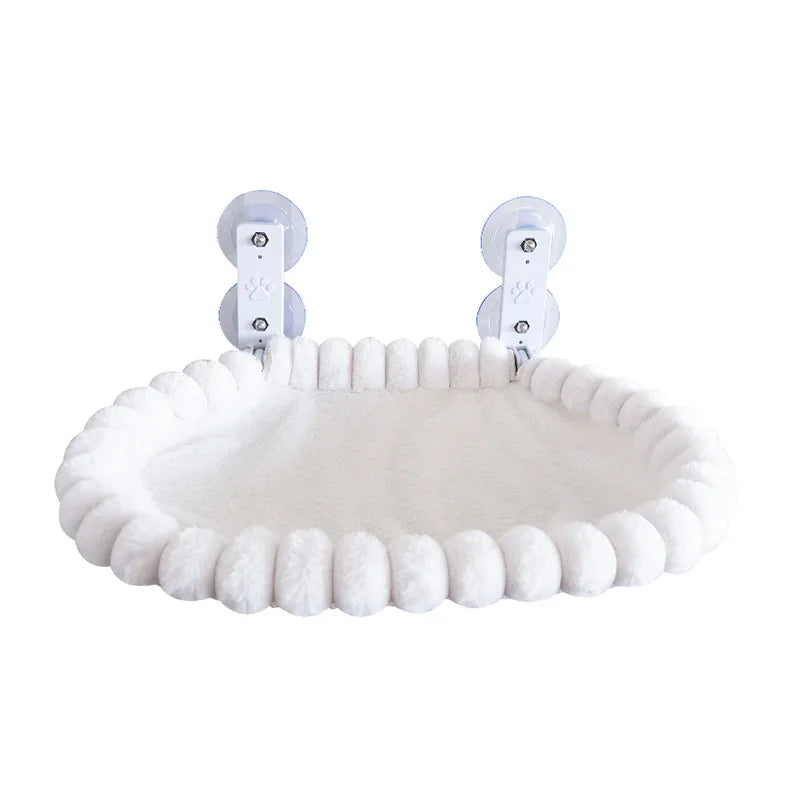 Round cat window hammock with strong suction cups